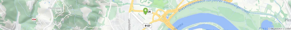 Kartendarstellung des Standorts für Apotheke im PRO in 4040 Linz